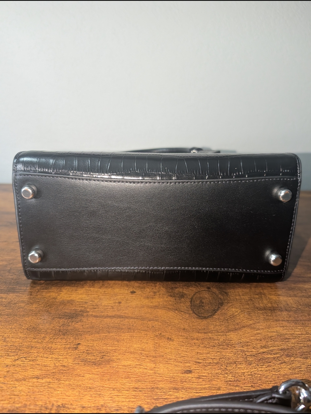 NWOT Coach Andrea Mini Croc-embossed Bag - Picture 4 of 8